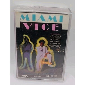 Miami Vice Music From The Television Series (Cassette Tape, 1985, MCA) MCAC-6150